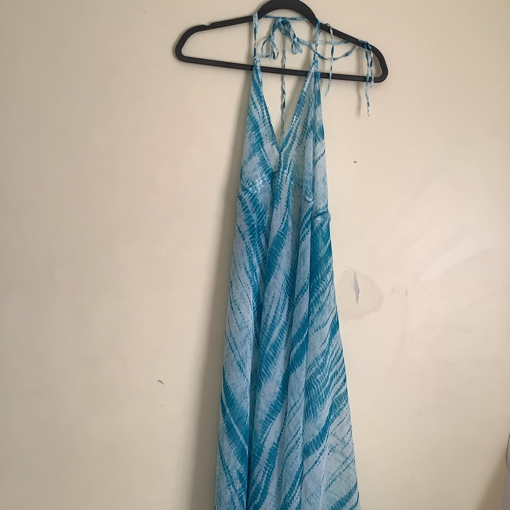 NWOT  Semi Sheer Swim Coverup Long